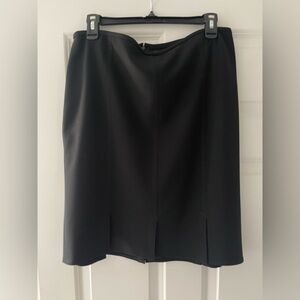 St. John Classic Black Pencil Skirt